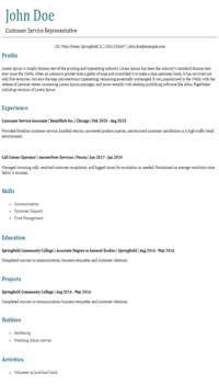 Industry Manager Resume